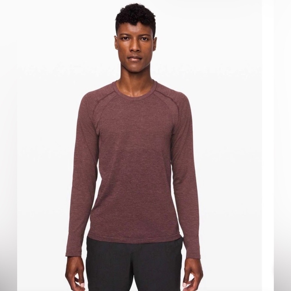 Lululemon Metal Vent Tech Long Sleeve 2.0 Red Dust / Arctic Plum Size M
